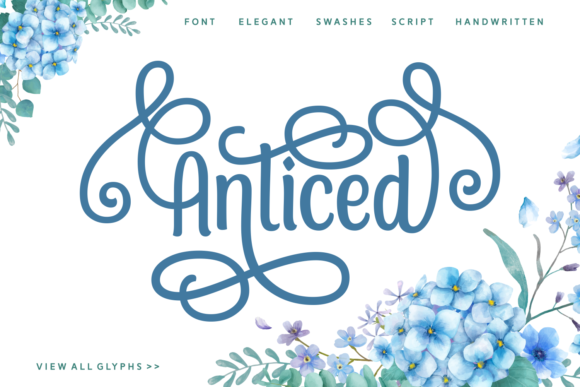 Anticed: A Sweet Script Font for Campaigns