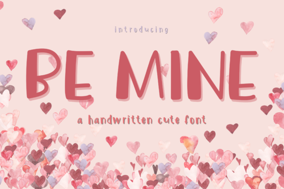 Be Mine: A Romantic Handwritten Font for Scroll-Stopping Marketing Design