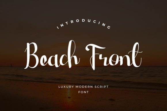 Beach Front: A Modern Handwritten Font for Branding