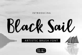 Black Sail: A Playful Script Font for Editorial Design