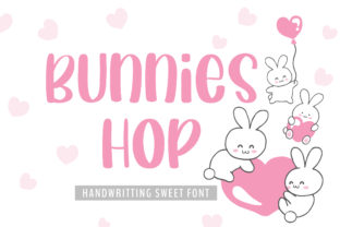 Bunnies Hop: A Sweet Handwritten Font for Campaigns
