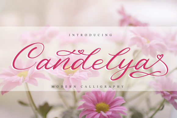 Candelya: A Delicate Handwritten Font for Crafters