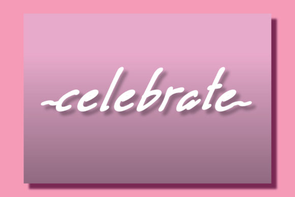 Celebrate: An Elegant Handwritten Font for Branding
