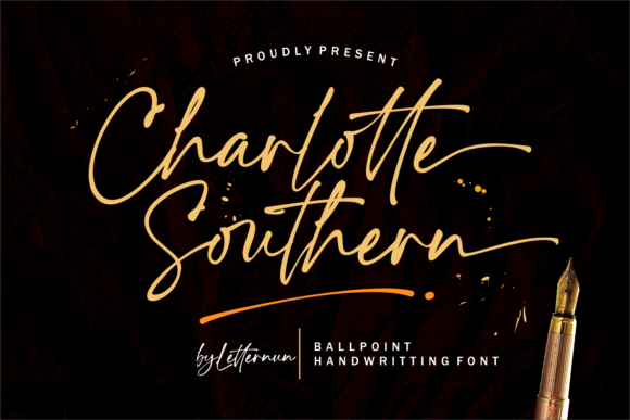 Charlotte Southern: A Handwritten Font for Authentic Branding