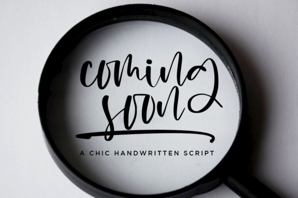 Coming Soon: A Chic Calligraphy Typeface for Modern Brands