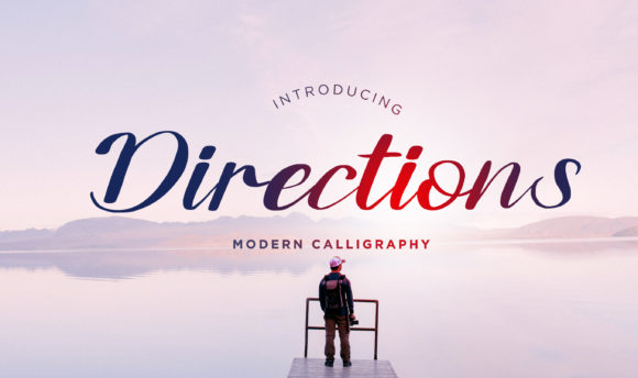 Directions: A Handwritten Font for Web Design