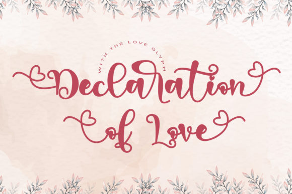 Elegance in Every Letter: How Declaration of Love Font Elevates My Handmade Designs