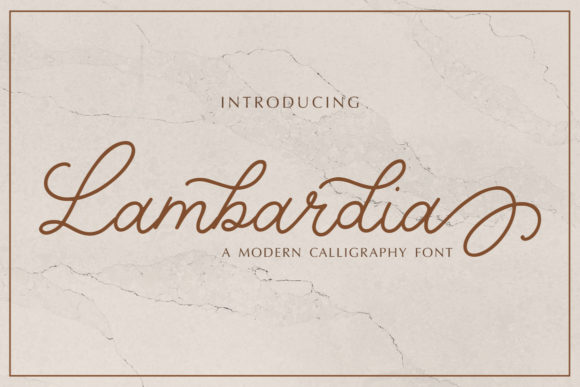 Elevating Editorial Design with the Lambardia Handwritten Font