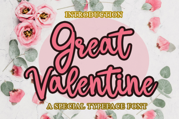 Great Valentine: A Romantic Script Font for Branding