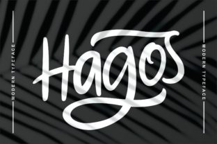 Hagos: A Modern Script Typeface for Branding