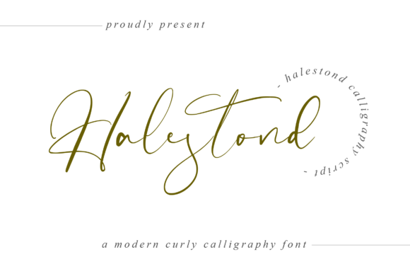 Halestond: An Elegant Script Font for Editorial Design