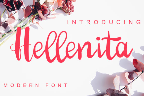 Hellenita: A Romantic Script Font for Campaigns