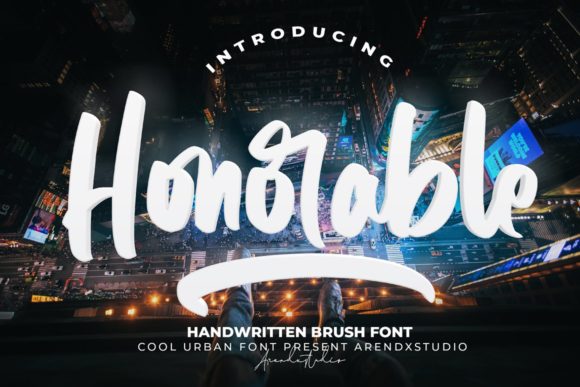 Honorable: A Playful Handwritten Font for Marketers