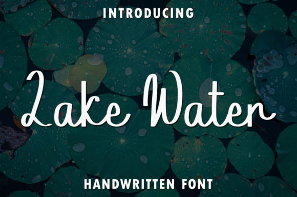 Lake Water: A Delicate Script Font for Thoughtful Editorial Design