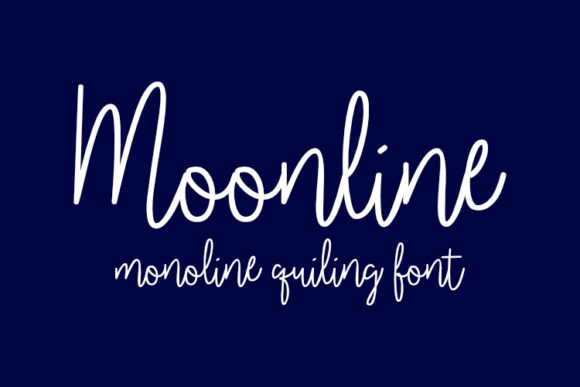Moonline: A Magical Script Font for Elegant Editorial Design
