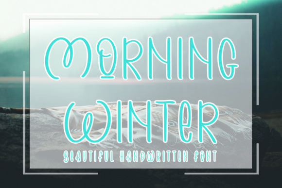 Morning Winter: A Playful Script Font for Modern Marketing Visuals