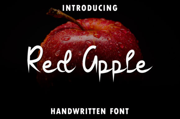 Red Apple: A Handwritten Font for Authentic Branding
