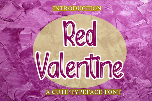 Red Valentine: A Romantic Script Font for Your Brand