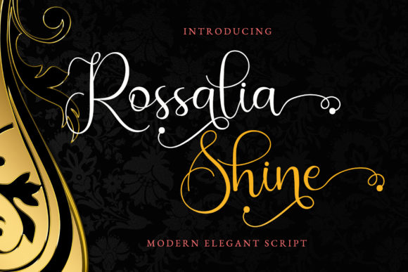 Rossalia Shine: The Elegant Script Font for Campaigns