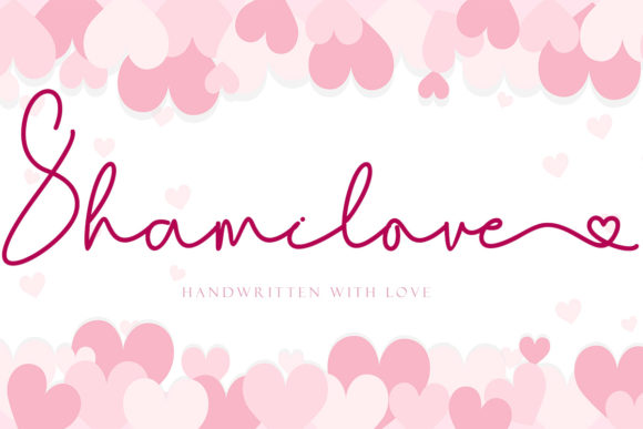 Shamilove: The Romantic Script Font That Elevates Campaign Visuals