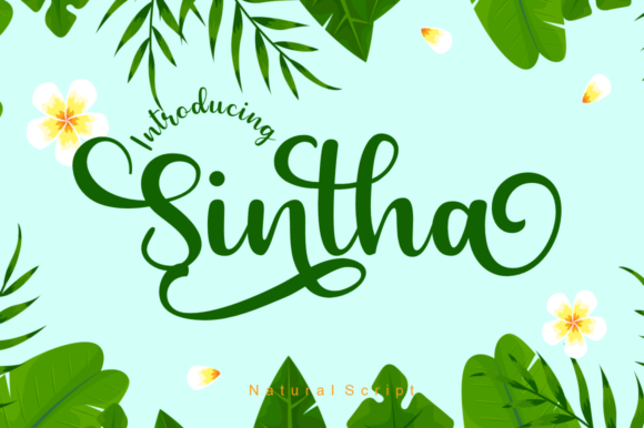 Sintha: A Handwritten Font for Editorial Design and Digital Publishing