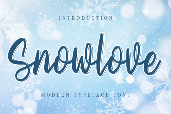 Snowlove: A Relaxed Handwritten Font for Web Design