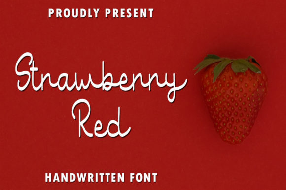 Strawberry Red: A Sweet Script Font for Campaigns