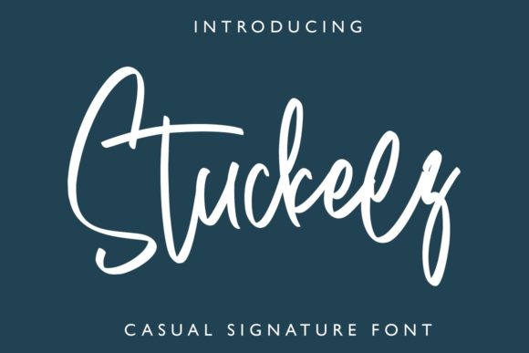 Stuckeez: The Handwritten Font for Authentic Branding