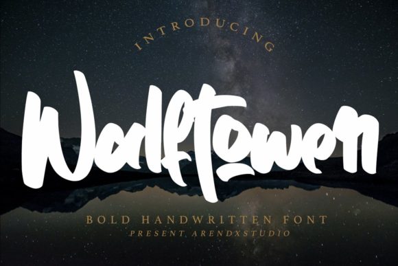 Walftower: A Bold Handwritten Font for Modern Branding