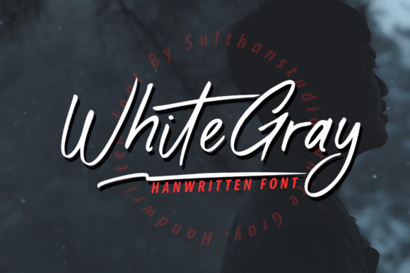 White Gray: A Stylish Script Font for Your Brand