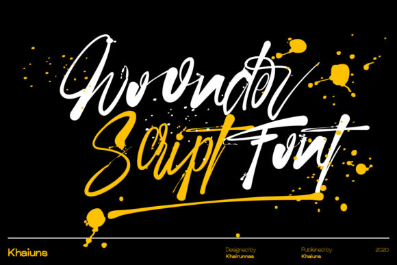 Woonder: A Stylish Handwritten Font for Brand Identity