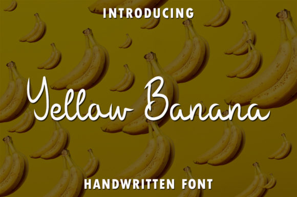 Yellow Banana: A Joyful Script Font for Modern Web Design